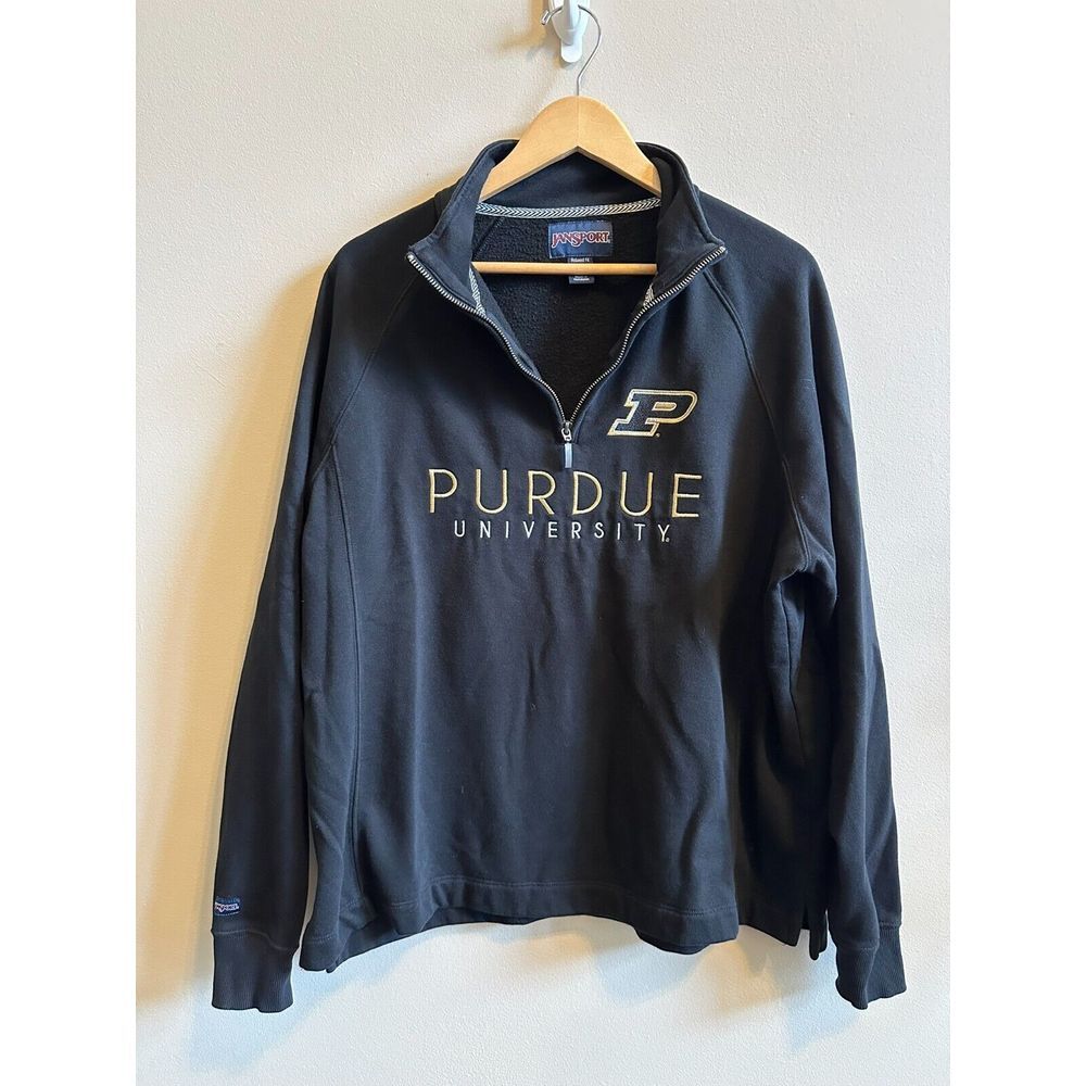 Purdue Jansport Quarter Zip Relaxed Fit 2XL - fits like a Large, runs small!